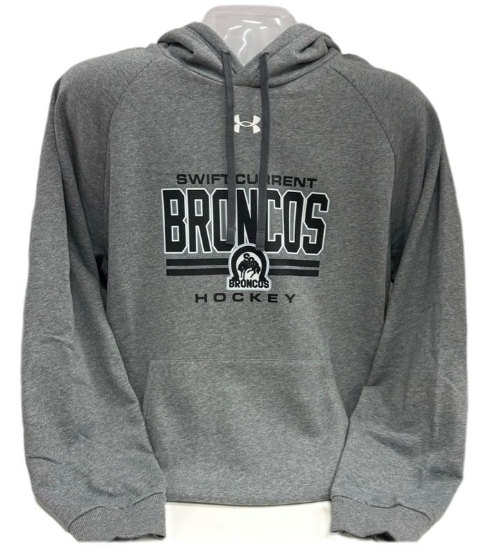 UA Rival hood Grey