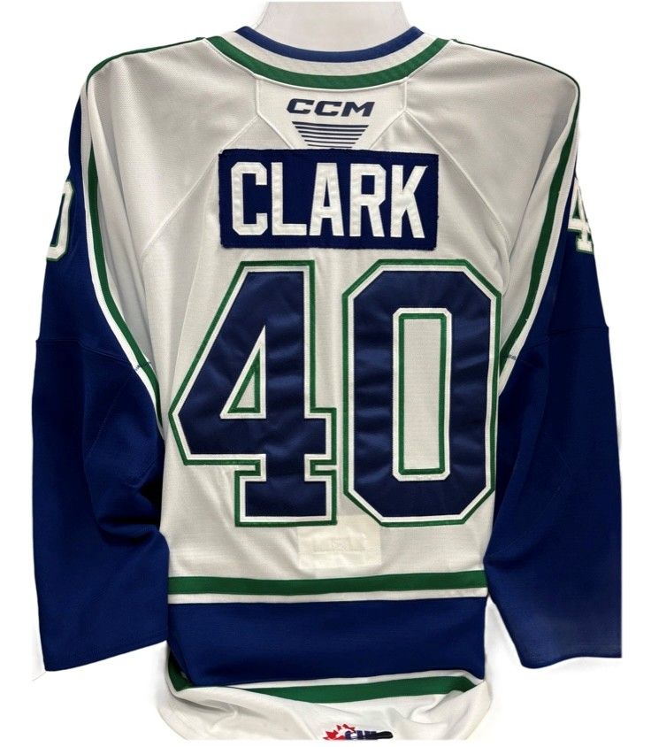 Jack Clark 2024-25 Game Worn White Jersey Jack Clark 2024-25 Game Worn White Jersey
