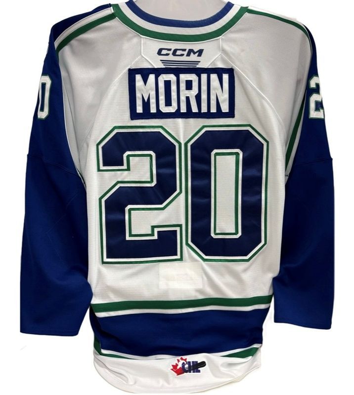 William Morin Game Worn White Jersey