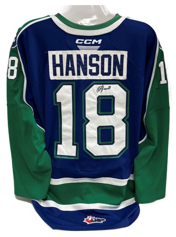 2024/25 Otto Hanson Game Worn Blue Jersey