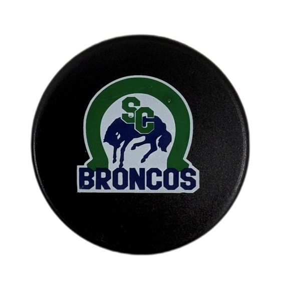 Broncos Stress Puck