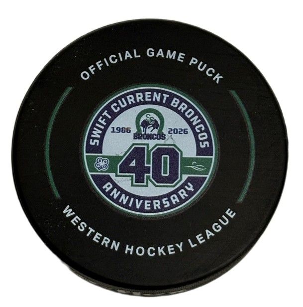 Broncos 40th Anniversary Puck