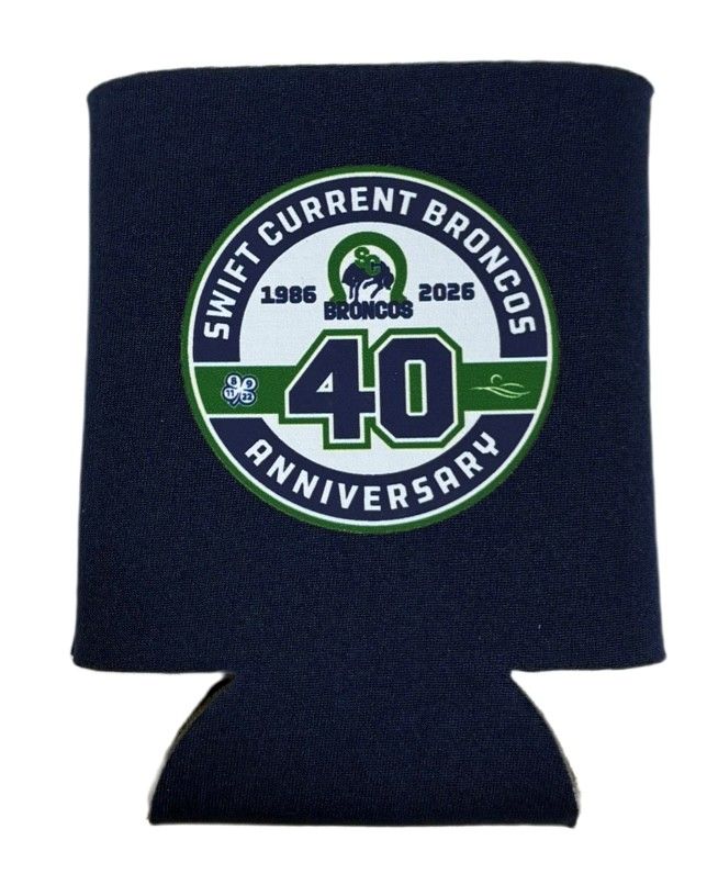 Broncos 40th Anniversary Koozie