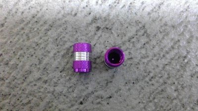 Ventilkappen Schrader Alu eloxiert gerade Violett  1Paar