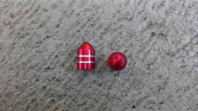 ​Ventilkappen Schrader Alu eloxiert Spitz Rot 1Paar
