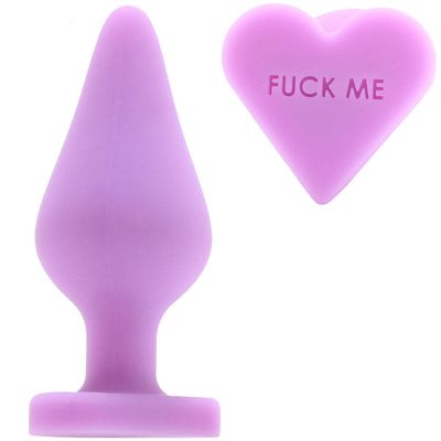 Candy Hearts F**k Me Medium Butt Plug Candy Hearts F**k Me Medium Butt Plug