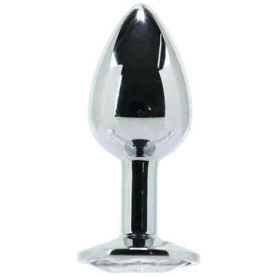 Booty Sparks Clear Gem Anal Plug in Small Booty Sparks Clear Gem Anal Plug in Small
