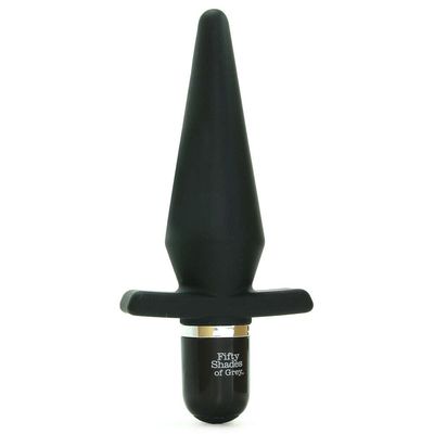 Delicious Fullness Vibrating Silicone Butt Plug Delicious Fullness Vibrating Silicone Butt Plug