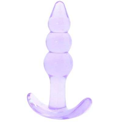 Jelly Rancher Ripple T Butt Plug in Purple Jelly Rancher Ripple T Butt Plug in Purple