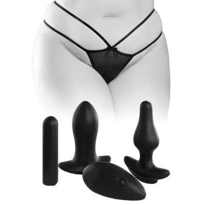 Hookup Triple Teaser Bullet and Plug with Panty Hookup Triple Teaser Bullet and Plug with Panty