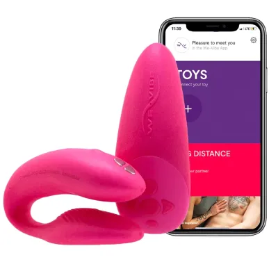We-Vibe Chorus Couples Vibrator in Cosmic Pink We-Vibe Chorus Couples Vibrator in Cosmic Pink