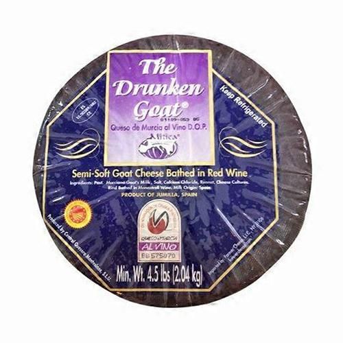 Mitica Drunken Goat Cheese in Red Wine, 4.5 lb.