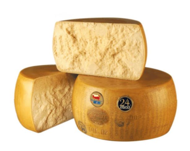 Sanniti Red Cow Parmigiano Reggiano DOP Aged 24 Months, 82 Lbs