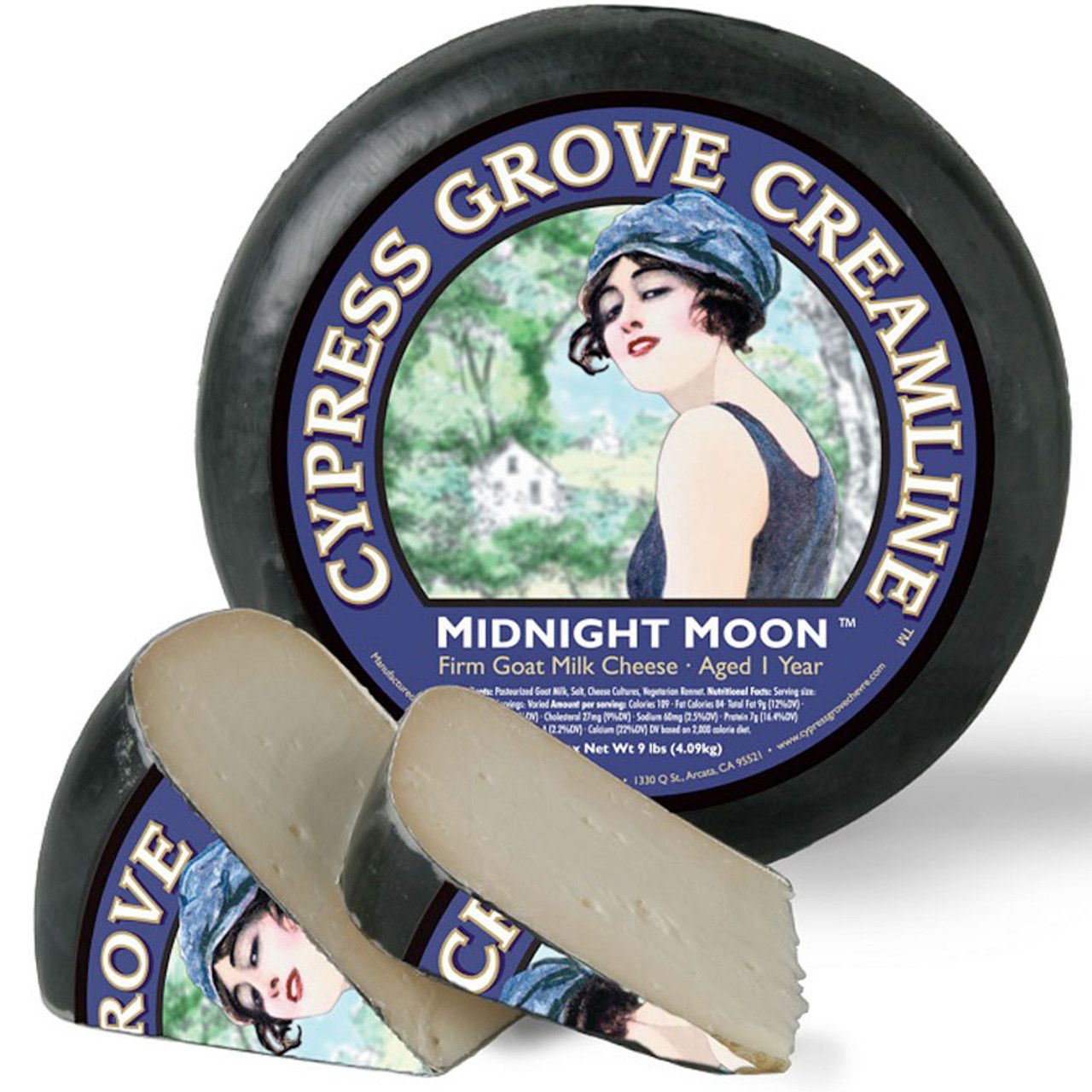 Cypress Grove Midnight Moon Creamline Cheese Wheel, 10 lb.