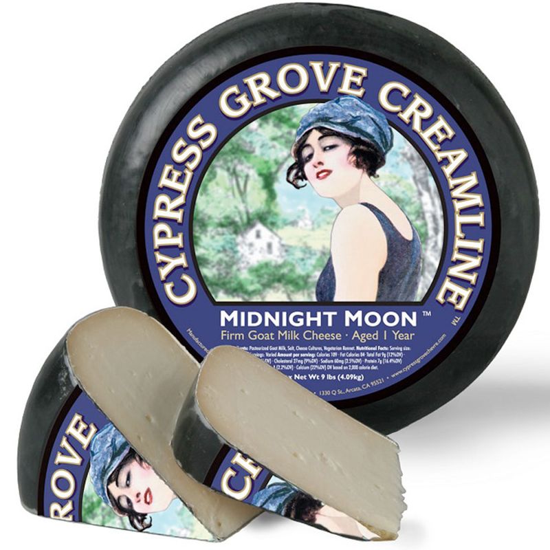 Cypress Grove Midnight Moon Creamline Cheese Wheel, 10 lb.
