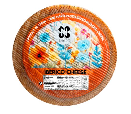 Deliart Semi Hard Iberico Cheese, 6 Lbs