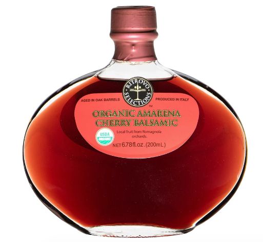 Ritrovo Selections Organic Amarena Cherry Balsamic Vinegar, 6.78 oz (200ml) Ritrovo Selections Organic Amarena Cherry Balsamic Vinegar, 6.78 oz (200ml)