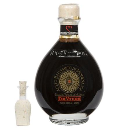 Due Vittorie Oro Gold Balsamic Vinegar With Cork Pourer, 8.45 oz Due Vittorie Oro Gold Balsamic Vinegar With Cork Pourer, 8.45 oz