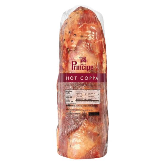 Principe Hot Coppa Capicola, 3.5 Lbs [Refrigerate After Opening]