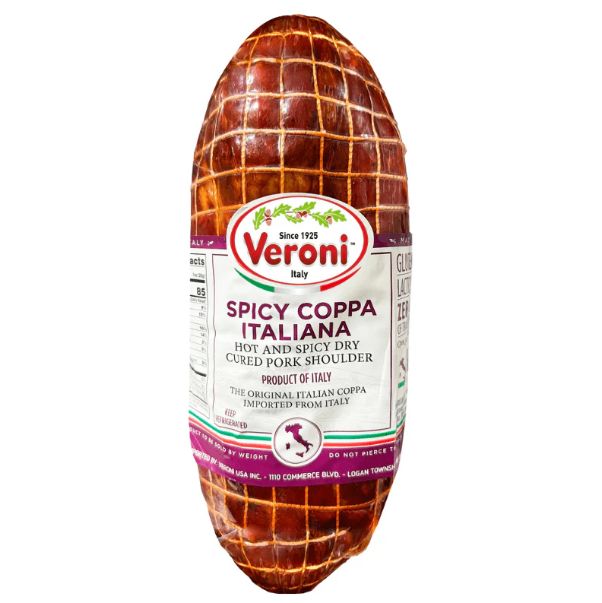 Veroni Gluten Free Italian Spicy Coppa, 3 lbs