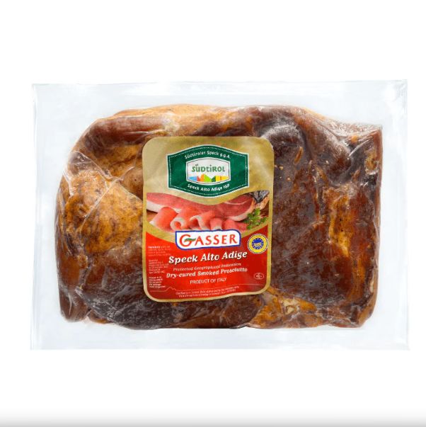Gasser Speck Alto Adige IGP Prosciutto, 5 lb. Gasser Speck Alto Adige IGP Prosciutto, 5 lb.