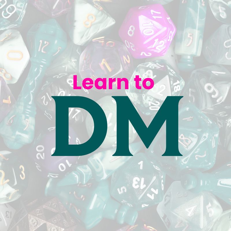 Learn to DM (3 Week Program for adults)