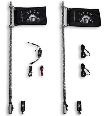 5150 PLATINUM 2X 187 LED WHIPS (PAIR)