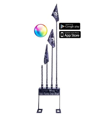 2X 187 LED WHIPS (1 PAIR)