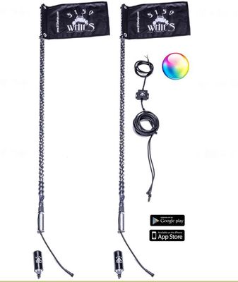 2X 187 LED WHIPS (1 PAIR)