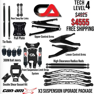 Can-Am x3 Suspension Kit Level 4