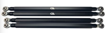 Can-Am X3 Billet Rear Radius Straight Rods (Middle and Lower Rods Only), Size: 72&quot;, Color: STEALTH BLACK, Material: FK BRAND JMX