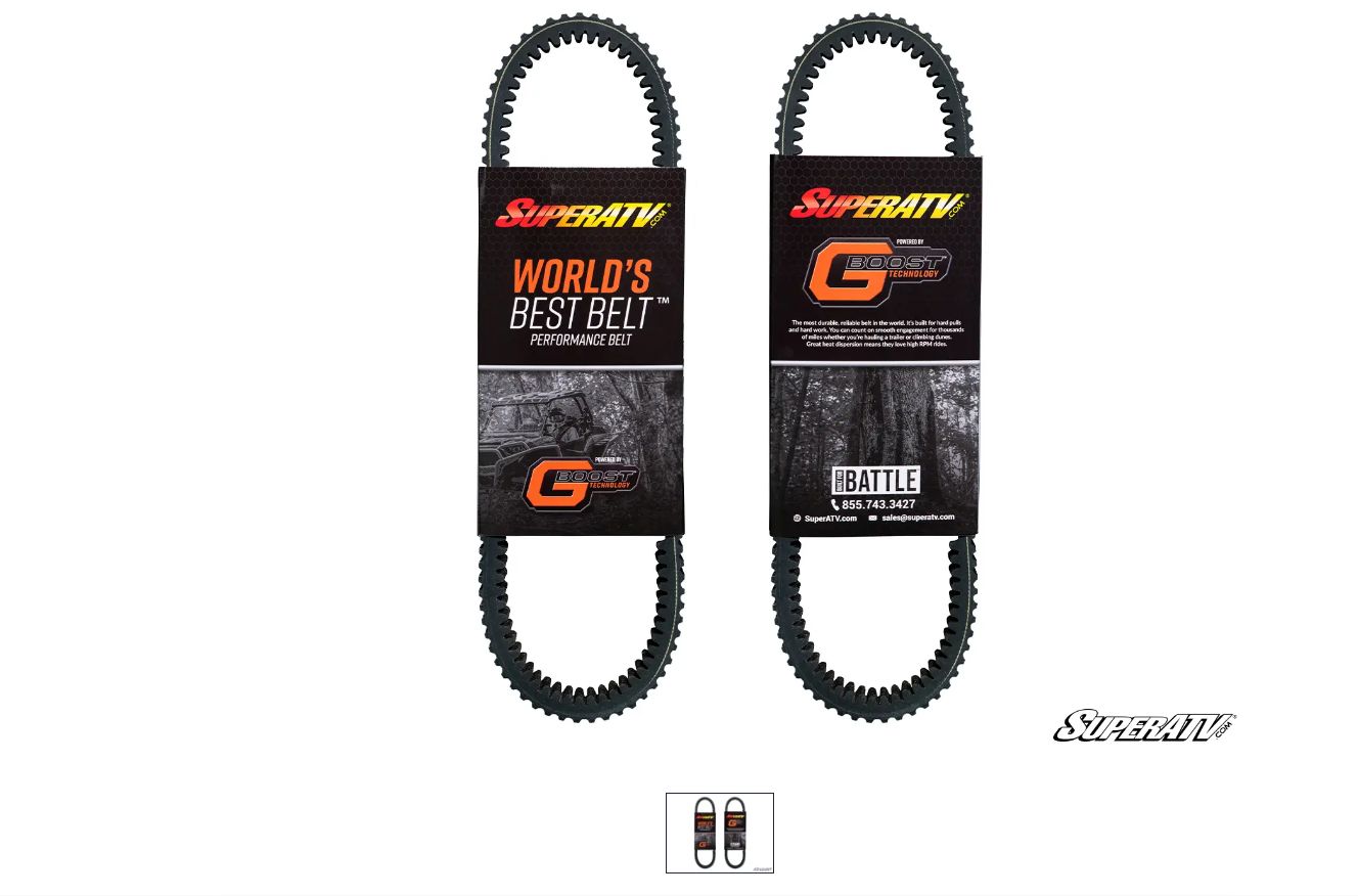 SUPERATV PRODUCT POLARIS RZR HEAVY-DUTY CVT DRIVE BELT, Belt Style: World&#39;s Best, OEM Part Number: 3211202