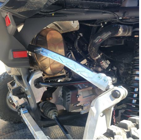 Can-Am Maverick R High Clearance Radius Rods, Color: BLACK, Quantity: 2 seater