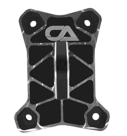 Polaris RZR Pro R and Turbo R Pull Plate, Color: BLACK