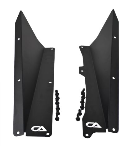 Polaris RZR Pro R Rear Mud Guards, Color: BLACK