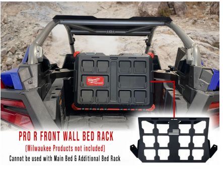 RZR Pro R Packout Rack, Style: Front Bed Wall