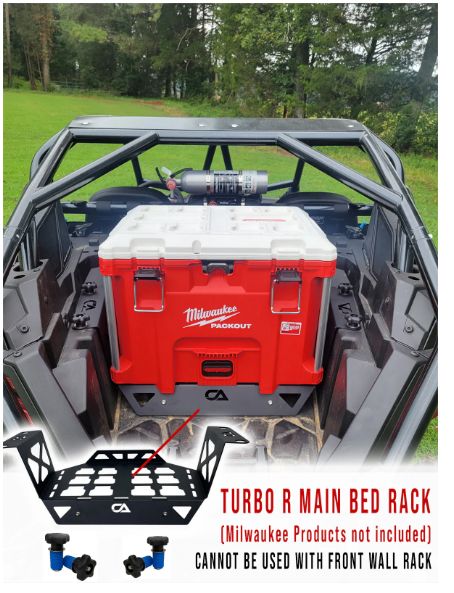 RZR TURBO R Packout Rack, Style: Front Wall Bed