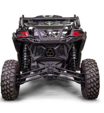 Can-Am X3 2017+ Tire Carrier / Rear Bumper System, Options: With DRT Universal Ratcheting (3-point) Y-Strap