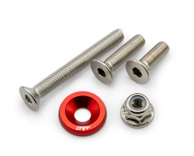 DRT Fender/Rock Washer &amp; Hardware Dress Up Kit - Raw Aluminum