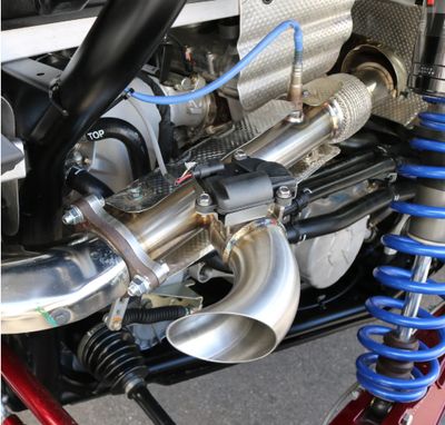 Polaris RZR XP Turbo Shocker Electric Side Dump Exhaust