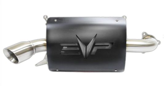 2015-2023 Polaris RZR XP 1000/RS1 Magnum Side Exit Exhaust, Color: Black