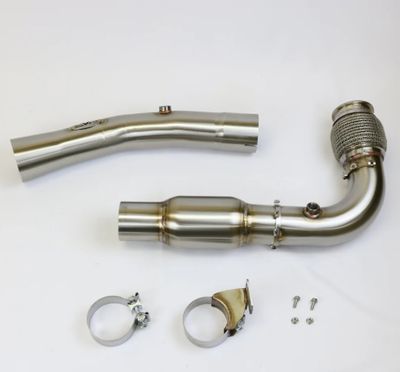 Can Am Maverick X3 3&quot; Bazooka Race Pipe with Bullet Muffler Exhaust