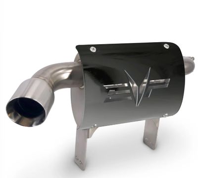 Can-Am Maverick X3 Magnum Side Exit Exhaust With Heat Shield (Delete Rear Valence)