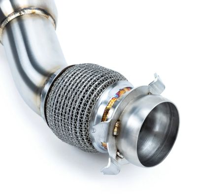 EVP Racing 3 Inch Down Pipe with Bullet Muffler for Can-Am Maverick R