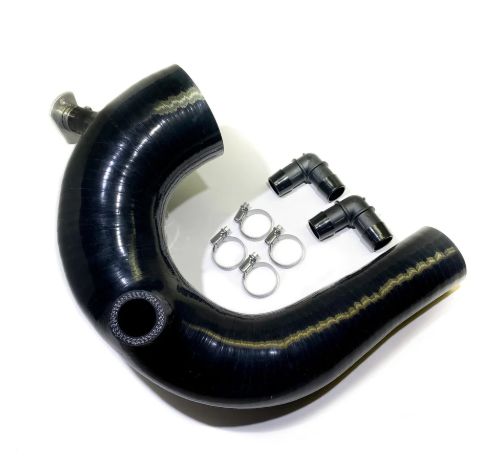 Polaris RZR Turbo R &amp; Pro XP V-Flow Silicone Intake Tube (Airbox to Turbo), Color: Black