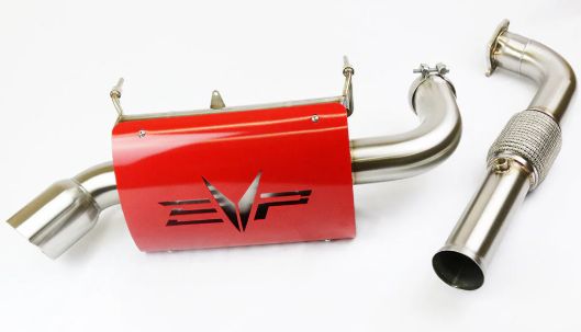 Polaris RZR XP Turbo/S Magnum Side Exit Exhaust, Exhaust Type: Slip On