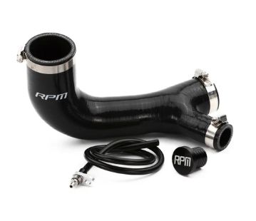 RPM Black Silicone Blow Off Valve Adapter Tube Can-Am Maverick X3 Turbo, MODEL: 2017-2019 50MM Tube