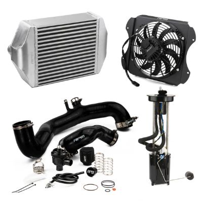 RPM 2020-2025 Can-Am X3 120HP to 190+HP Big Core Intercooler Upgrade Kit + Fan, Silicone, &amp; BOV