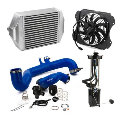 -RPM 2020-2026 Can-Am X3 120HP to 190+HP Big Core Intercooler Upgrade Kit + Fan, Silicone, &amp; BOV