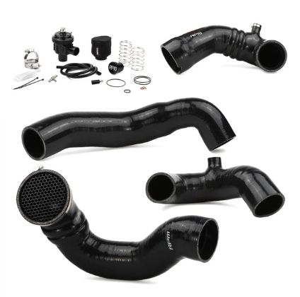 RPM Maverick R Complete Silicone Upgrade Kit - Intake + Charge Tubes &amp; BOV, Color: Black
